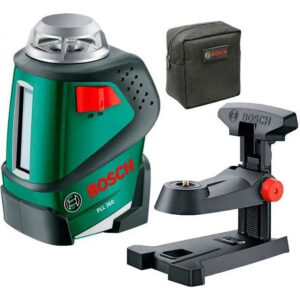 Pašlīmeņojošs krustlīniju lāzera līmeņrādis, Bosch PLL 360