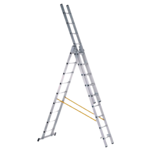 Trīsdaļīgas, saliekamas 6-metrīgas alumīnija kāpnes Zarges Z300